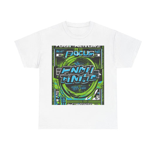 boostlete-iron-intent-type-focus-finish-big-retro-0177 — Unisex Heavy Cotton Tee (Gildan 5000)