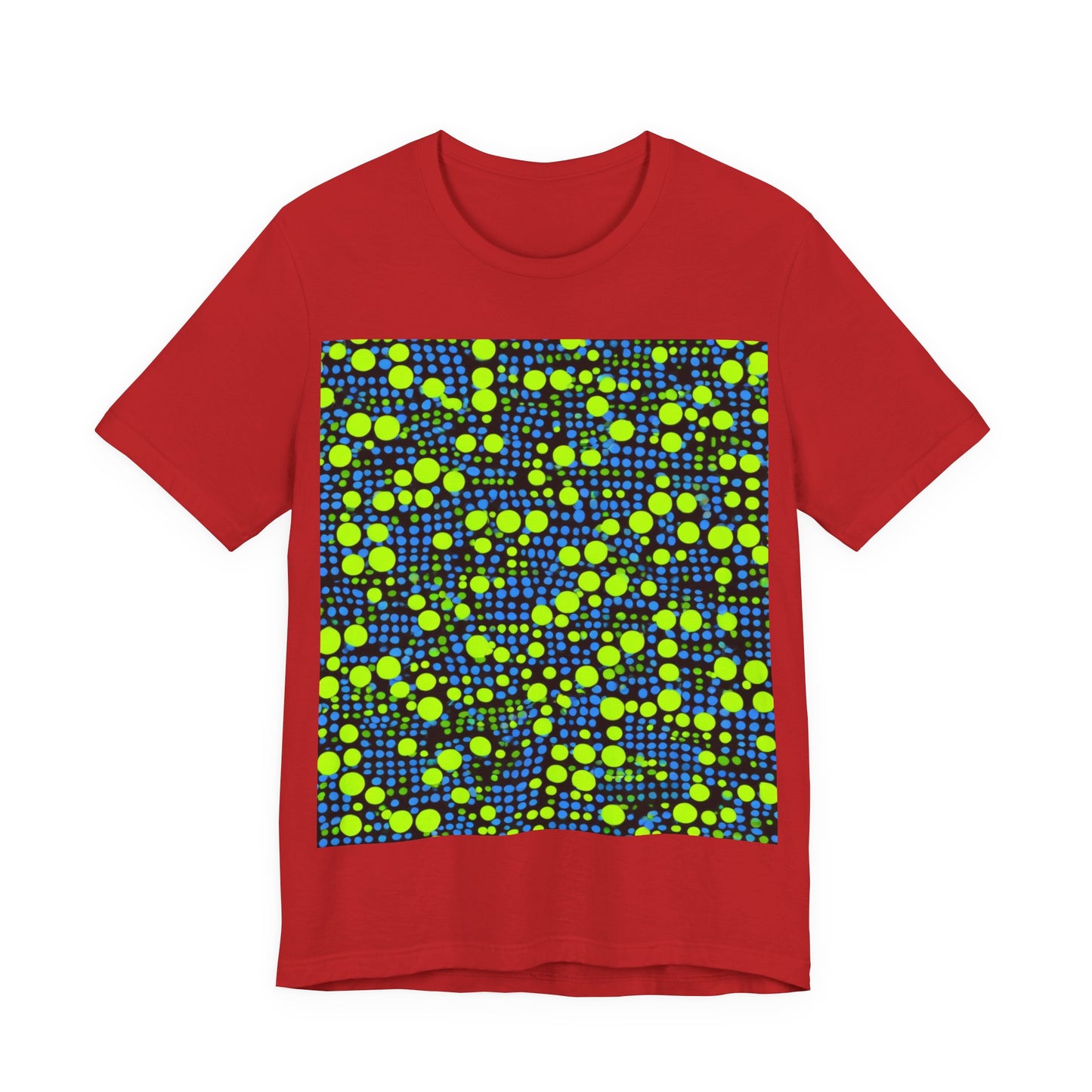 boostlete-mile-by-mile-pattern-dotted-geometric-0071 — Unisex Jersey Short Sleeve (B+C 3001)