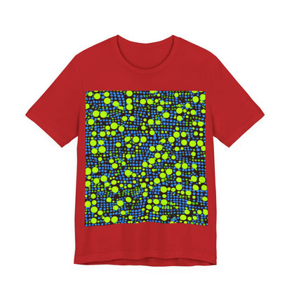 boostlete-mile-by-mile-pattern-dotted-geometric-0071 — Unisex Jersey Short Sleeve (B+C 3001)