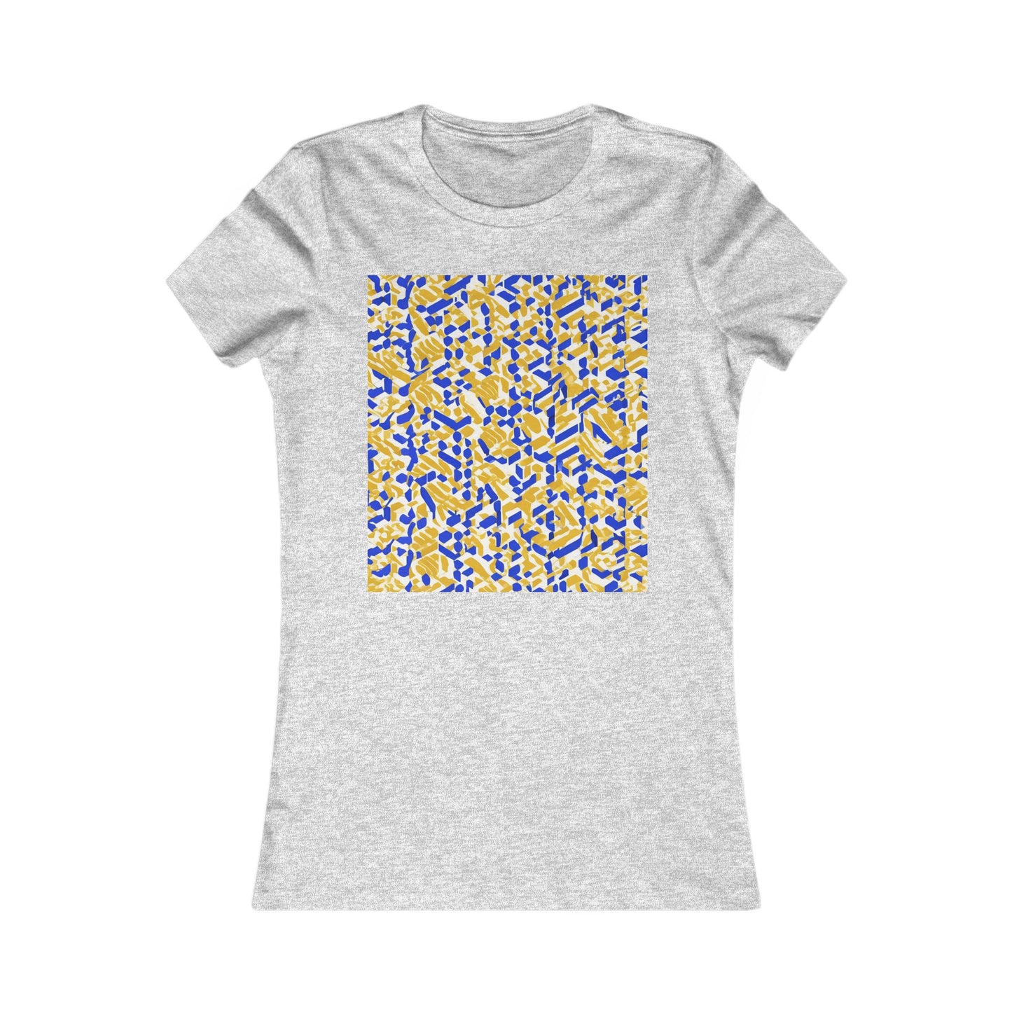 boostlete-rise-grind-pattern-sprint-isometric-0319 — Women's Favorite Tee (B+C 6004)