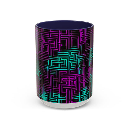 boostlete-boost-mode-pattern-plate-number-monoline-0079 — Accent Mug 11oz/15oz