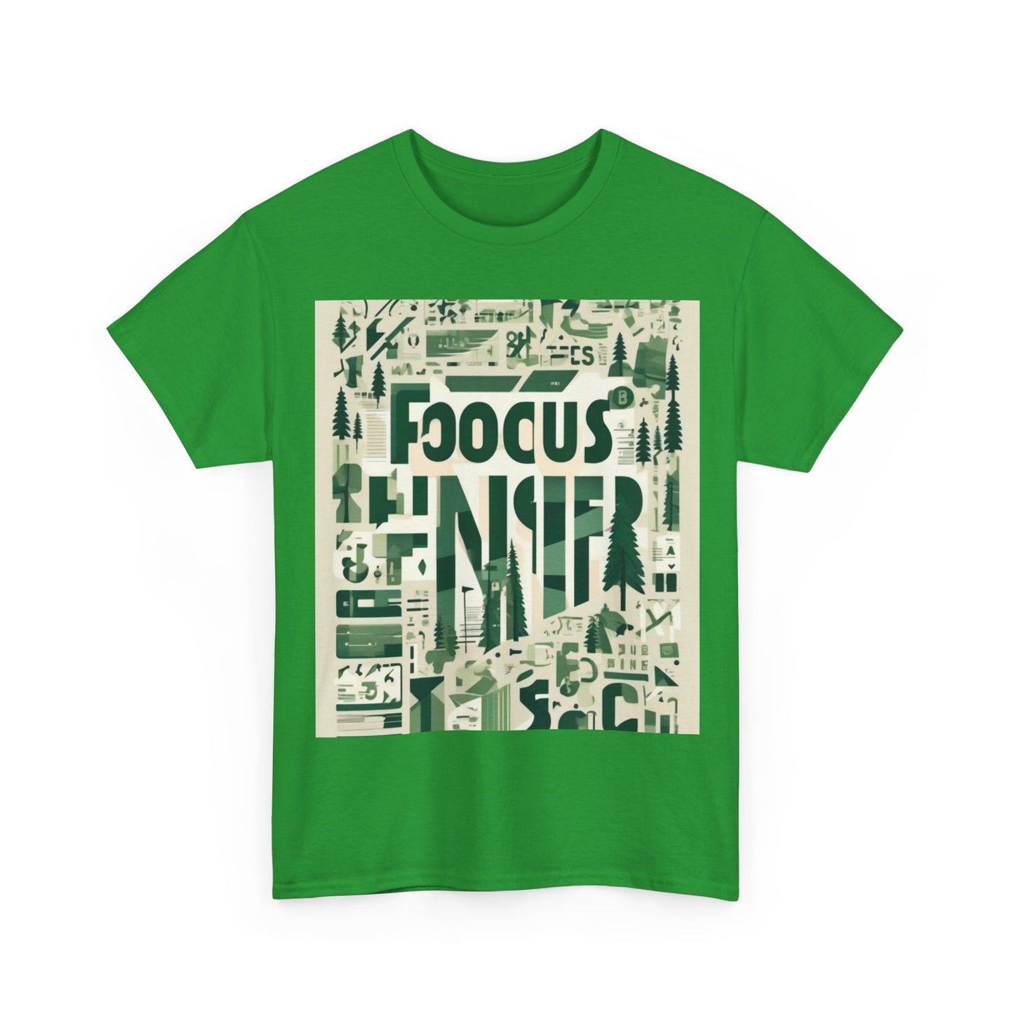 boostlete-boost-mode-type-focus-finish-banner-modern-0113 — Unisex Heavy Cotton Tee (Gildan 5000)