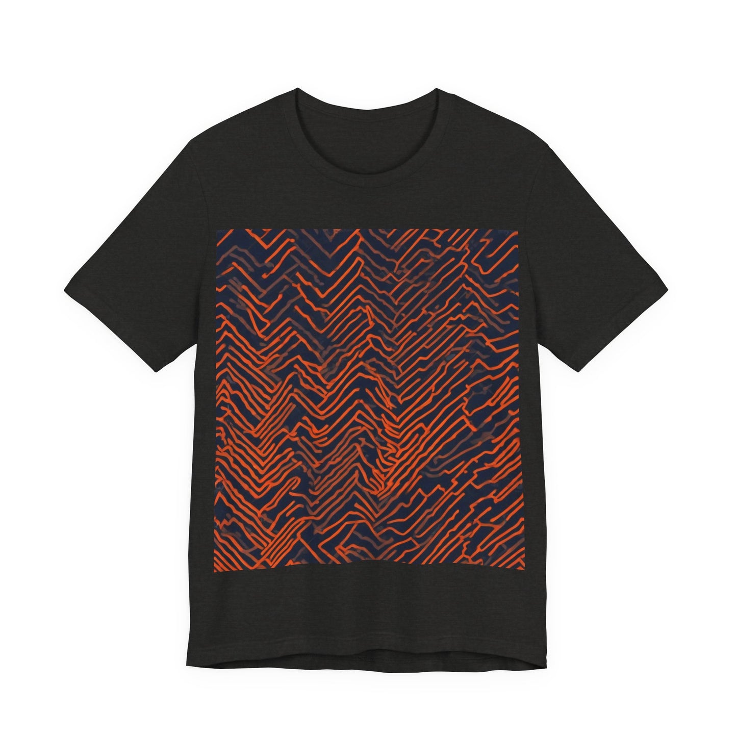 boostlete-field-day-pattern-ekg-modern-0087 — Unisex Jersey Short Sleeve (B+C 3001)