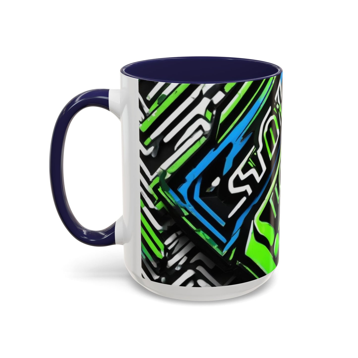 boostlete-am-crew-type-stronger-signals-diagonal-badge-1077 — Accent Mug 11/15oz
