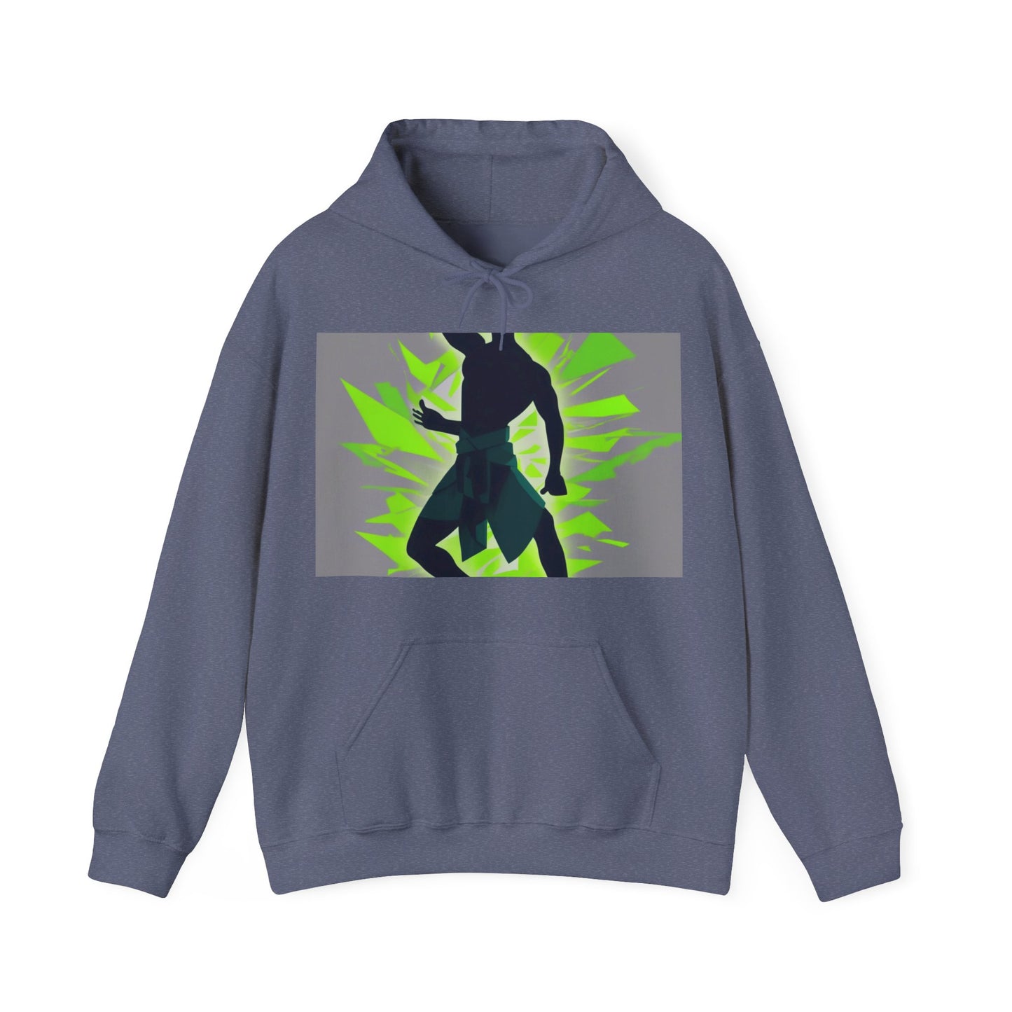 boostlete-mile-by-mile-scene-yogi-offset-isometric-0972 — Unisex Heavy Blend Hoodie (G18500)
