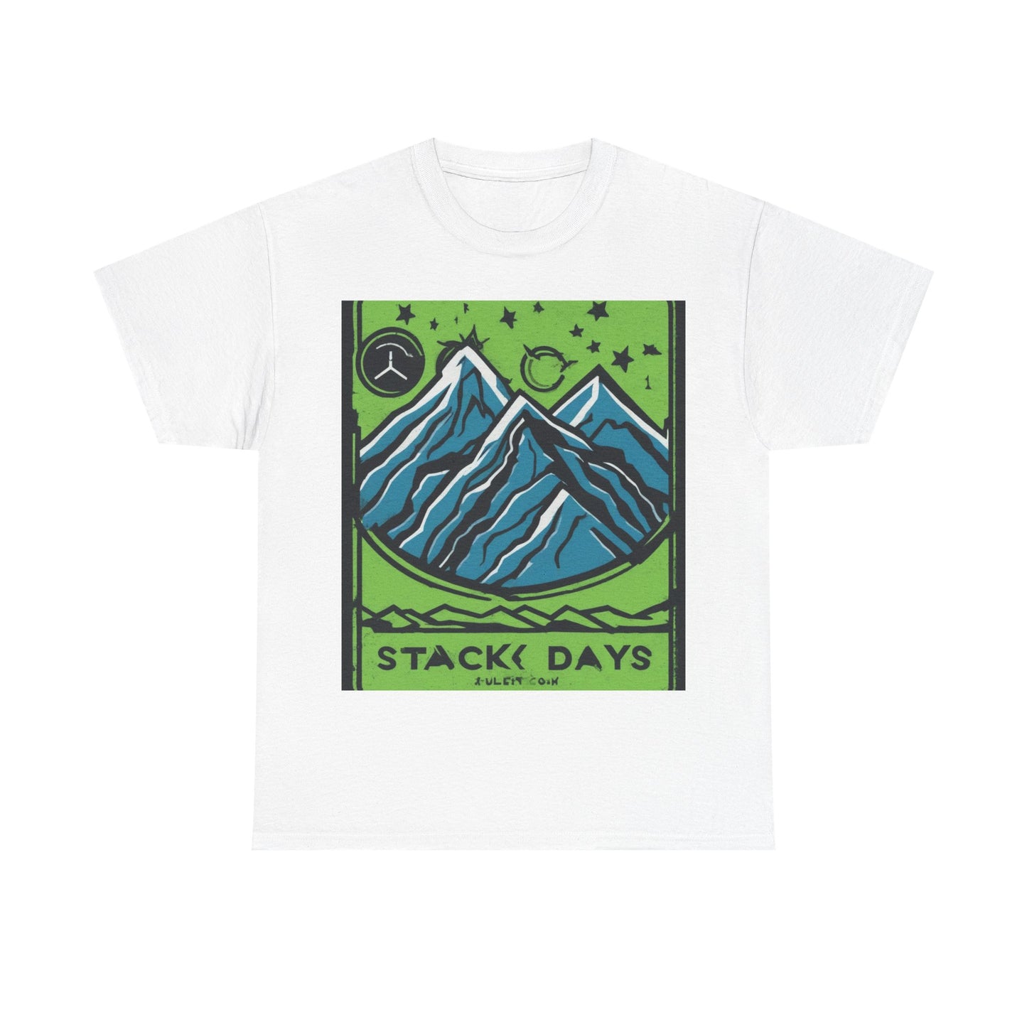 boostlete-pr-season-icon-mountain-grainy-badge-0154 — Unisex Heavy Cotton Tee (Gildan 5000)