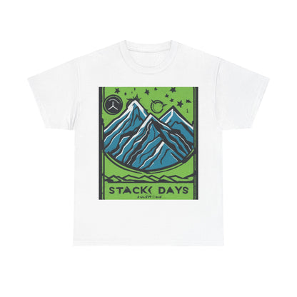 boostlete-pr-season-icon-mountain-grainy-badge-0154 — Unisex Heavy Cotton Tee (Gildan 5000)