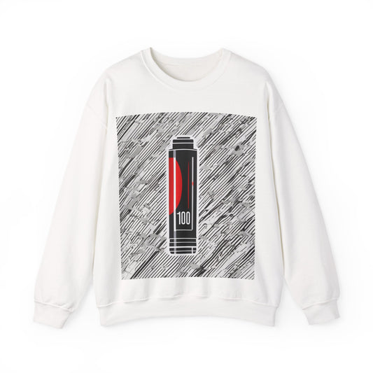 boostlete-rise-grind-icon-battery-motion-badge-0266 — Unisex Heavy Blend Crewneck Sweatshirt (Gildan)