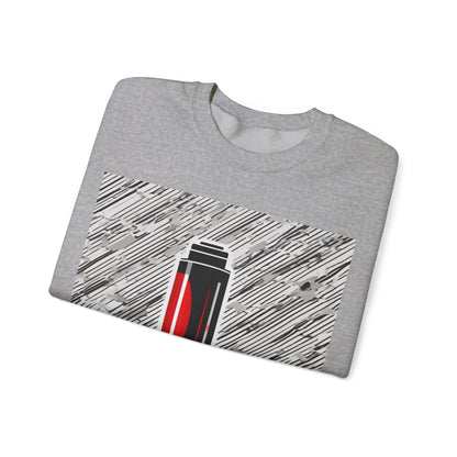 boostlete-rise-grind-icon-battery-motion-badge-0266 — Unisex Heavy Blend Crewneck Sweatshirt (Gildan)