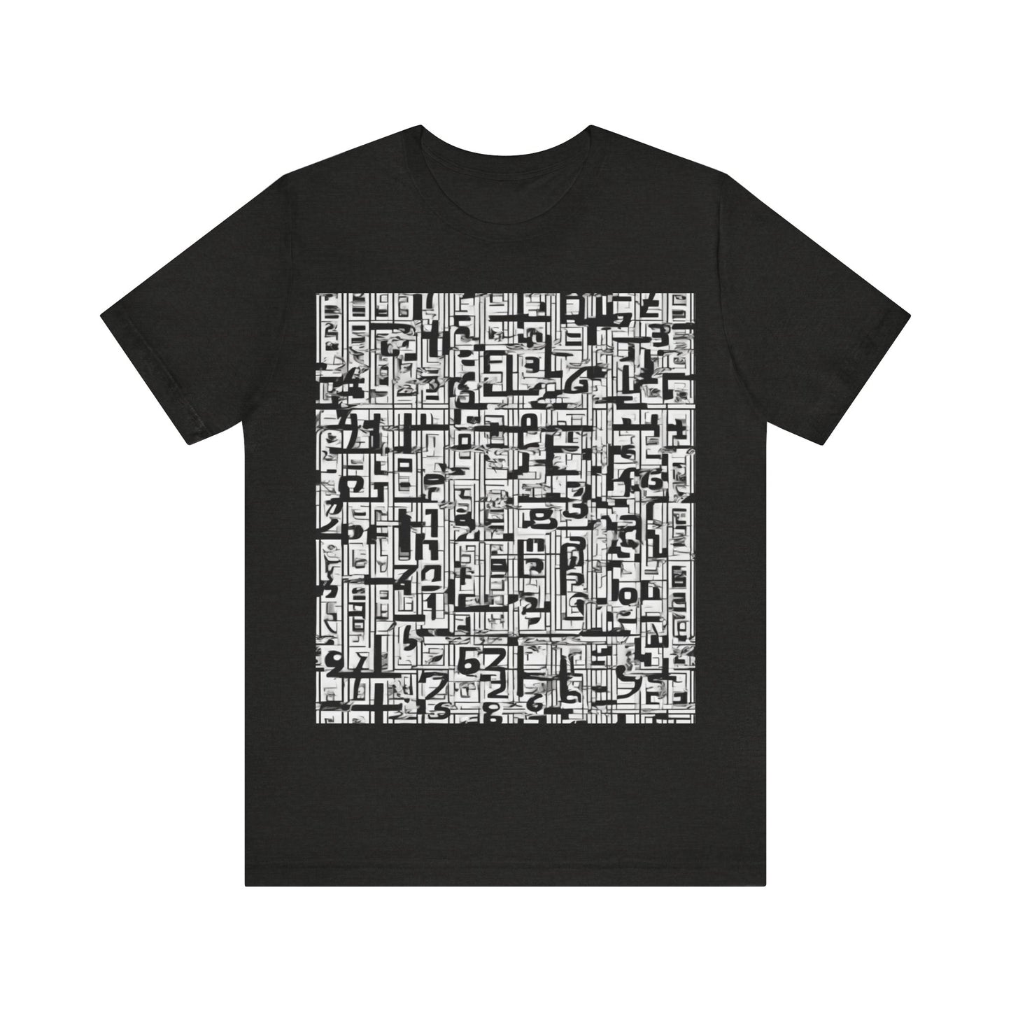 boostlete-boost-mode-pattern-plate-number-engraved-0103 — Unisex Jersey Short Sleeve (B+C 3001)