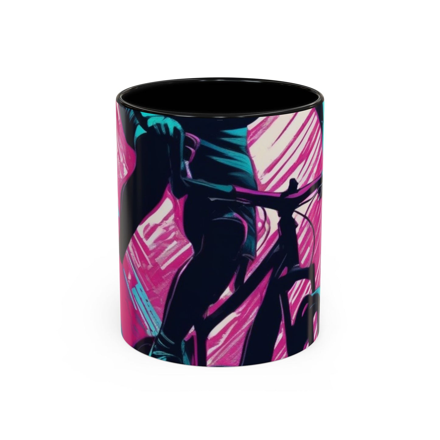 boostlete-field-day-scene-cyclist-glitch-engraved-0256 — Accent Mug 11oz/15oz