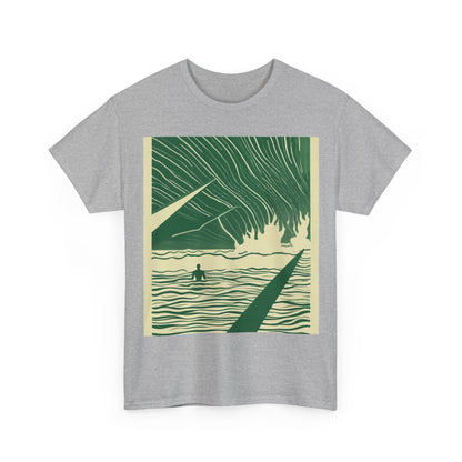boostlete-mile-by-mile-icon-swimmer-motion-isometric-0078 — Unisex Heavy Cotton Tee (Gildan 5000)