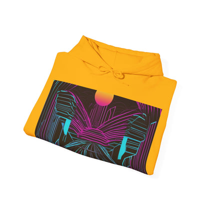 boostlete-rise-grind-icon-sunrise-motion-paper-0962 — Unisex Heavy Blend Hoodie (G18500)