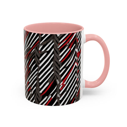 boostlete-field-day-pattern-diagonal-paper-0287 — Accent Mug 11oz/15oz