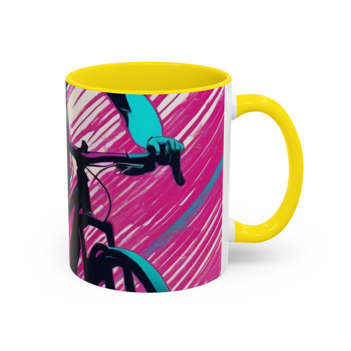 boostlete-field-day-scene-cyclist-glitch-engraved-0256 — Accent Mug 11oz/15oz