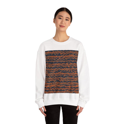 boostlete-field-day-pattern-ekg-bold-0135 — Unisex Heavy Blend Crewneck Sweatshirt (Gildan)