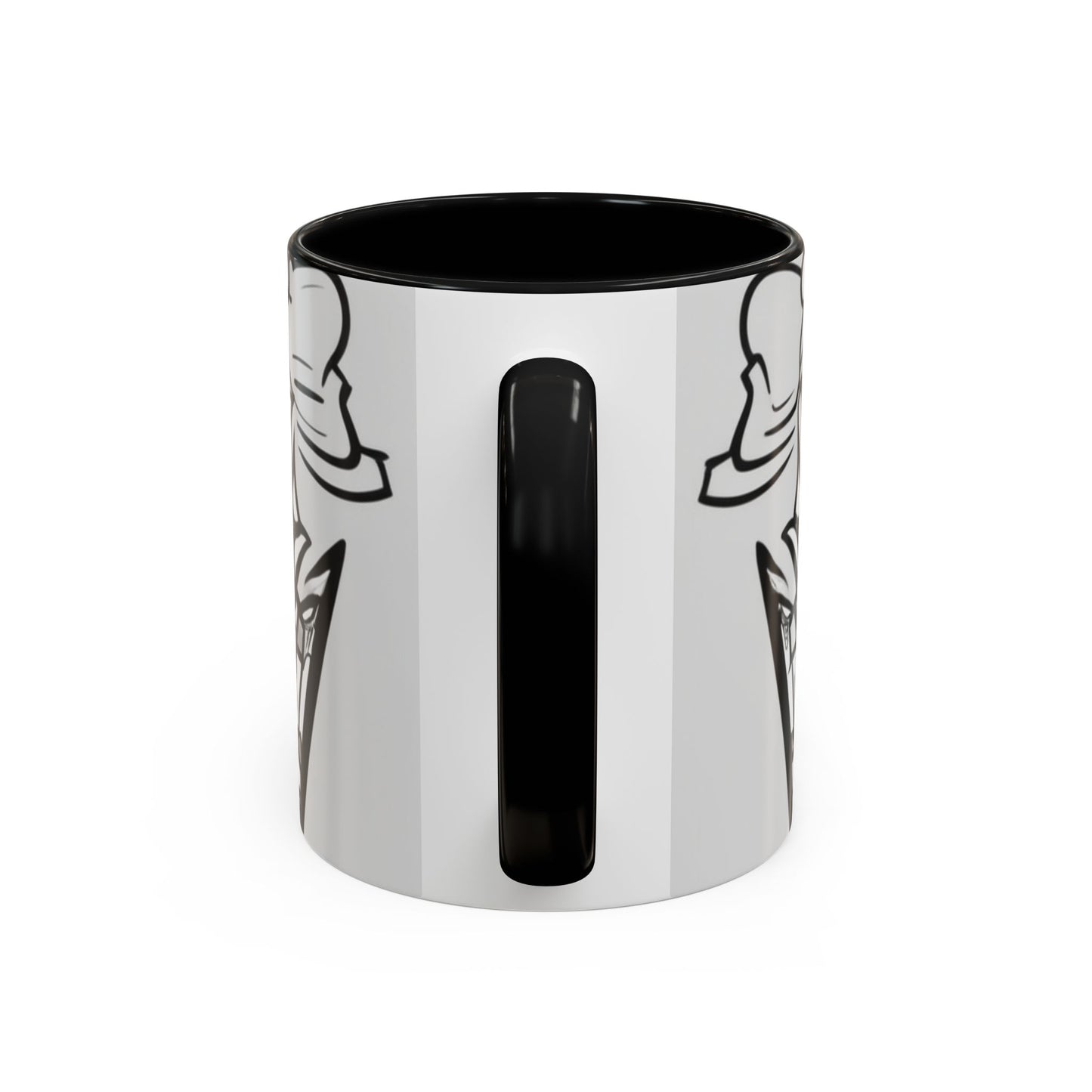 boostlete-quiet-power-icon-crown-outline-badge-0130 — Accent Mug 11oz/15oz
