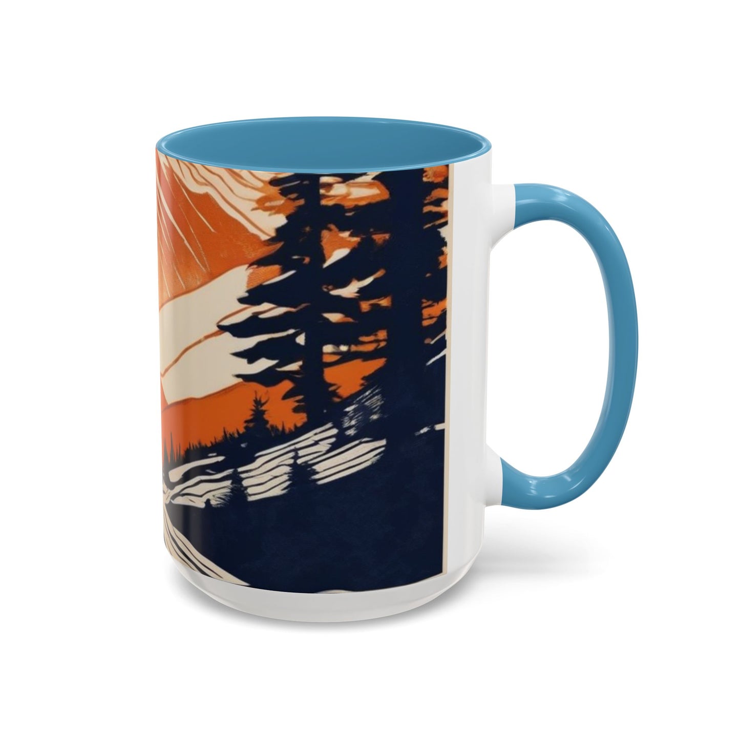 boostlete-iron-intent-scene-trail-glitch-badge-0100 — Accent Mug 11oz/15oz