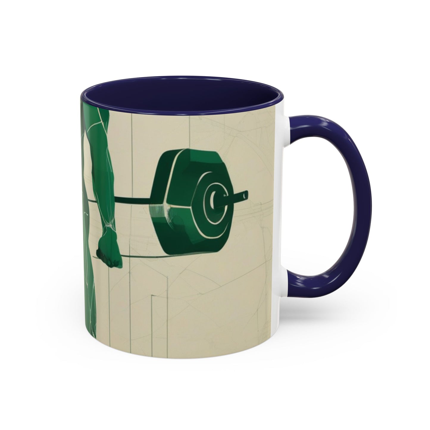 boostlete-boost-mode-scene-deadlift-glitch-blueprint-0044 — Accent Mug 11oz/15oz