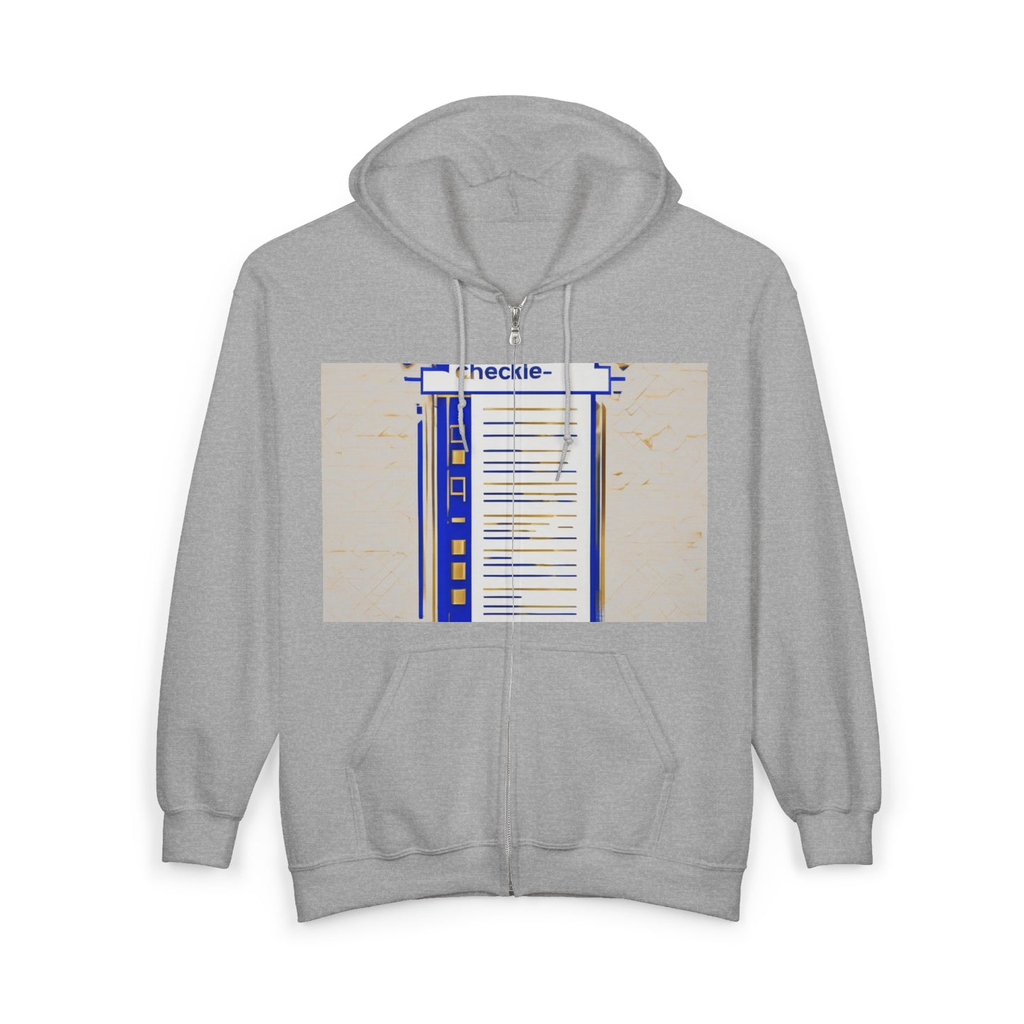 boostlete-am-crew-icon-checklist-glitch-badge-0018 — Unisex Heavy Blend Full-Zip Hooded Sweatshirt