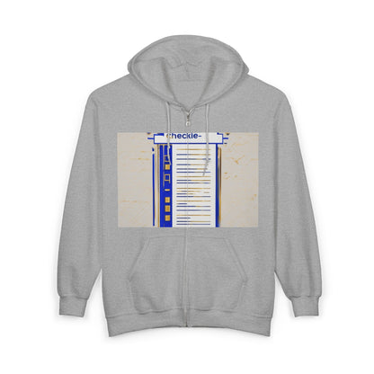 boostlete-am-crew-icon-checklist-glitch-badge-0018 — Unisex Heavy Blend Full-Zip Hooded Sweatshirt