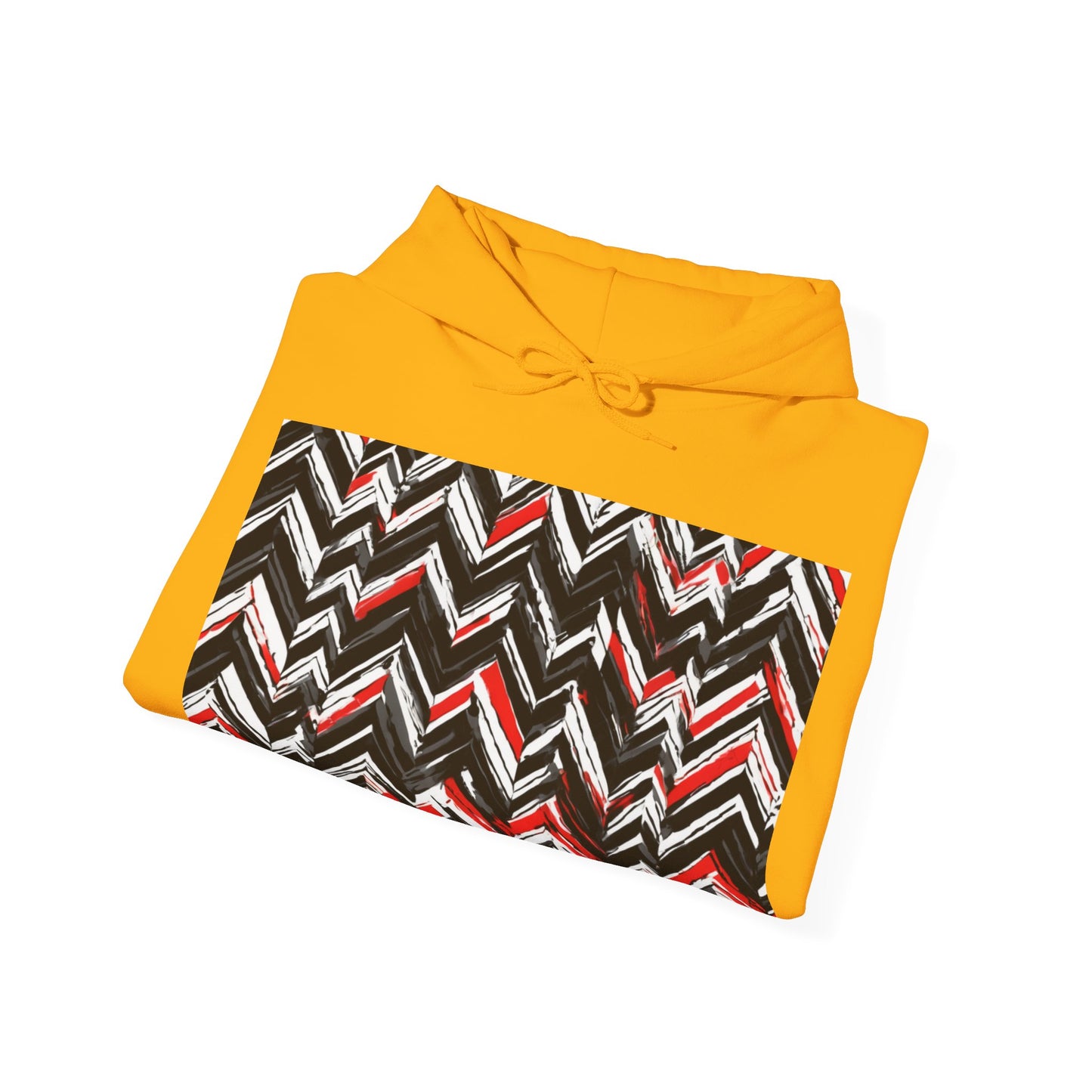 boostlete-am-crew-pattern-chevron-geometric-0659 — Unisex Heavy Blend Hoodie (G18500)