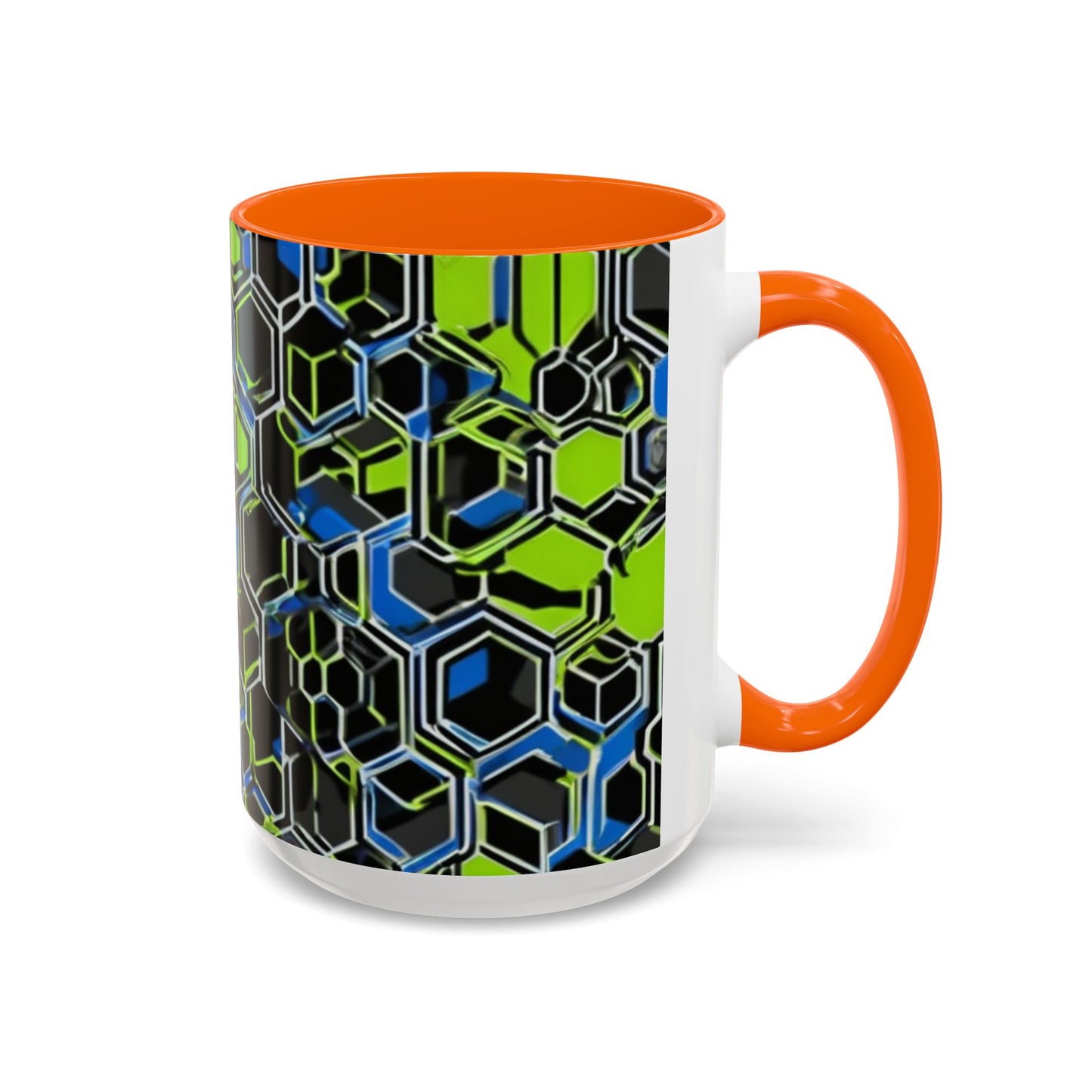 boostlete-recovery-progress-pattern-hex-blueprint-0007 — Accent Mug 11oz/15oz