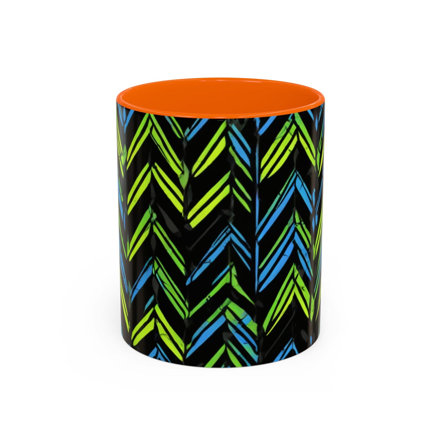 boostlete-mile-by-mile-pattern-chevron-monoline-0051 — Accent Mug 11oz/15oz