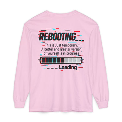 Rebooting Loading Inspirational Long Sleeve T-Shirt