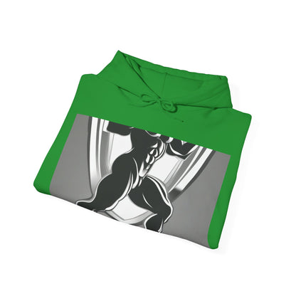 boostlete-mile-by-mile-scene-lunge-3d-athletic-0020 — Unisex Heavy Blend Hooded Sweatshirt (Gildan)