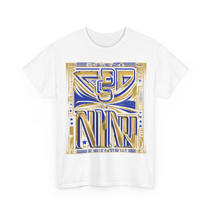 boostlete-boost-mode-type-earned-not-given-outline-over-solid-line-art-0005 — Unisex Heavy Cotton Tee (Gildan 5000)