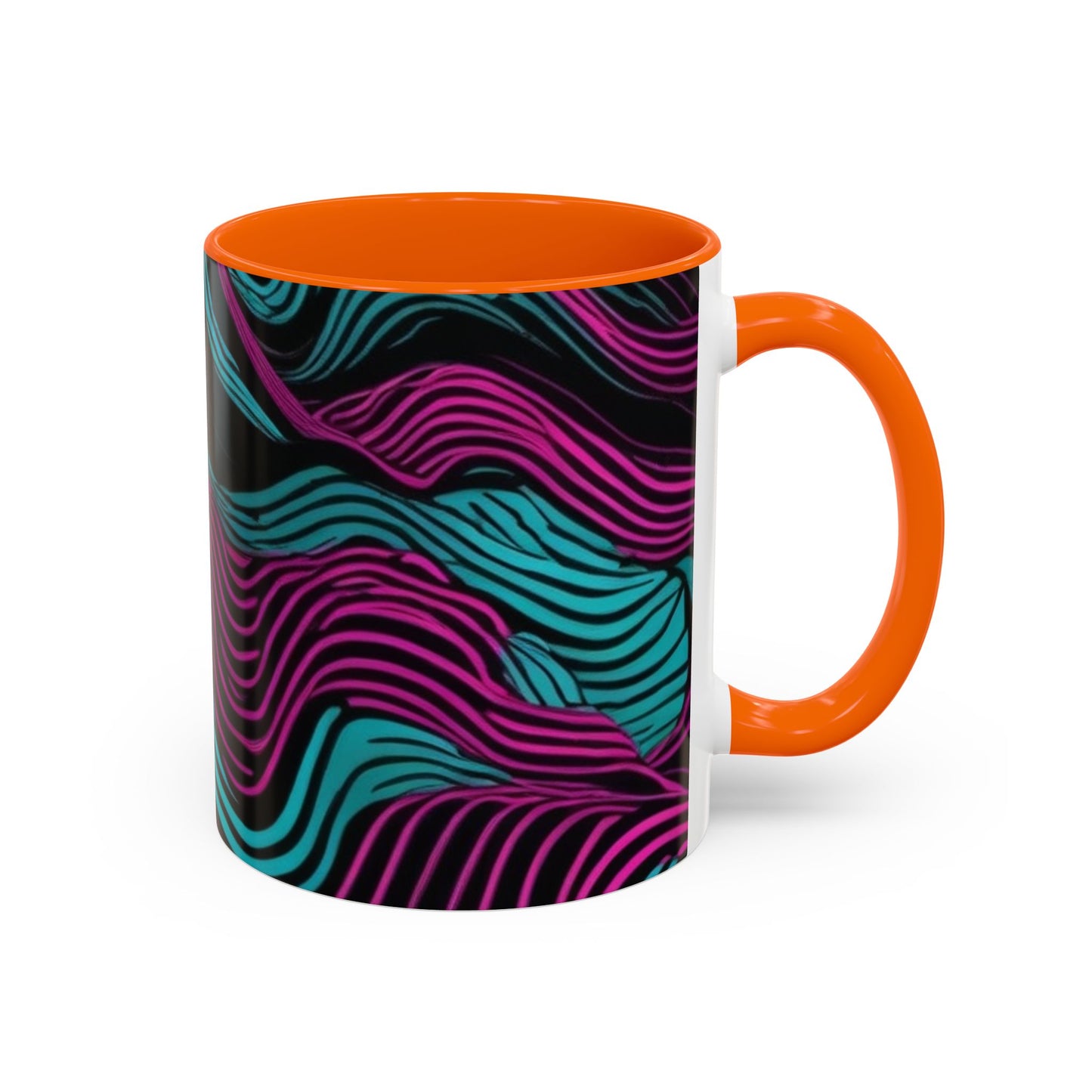 boostlete-recovery-progress-pattern-topographic-engraved-0119 — Accent Mug 11oz/15oz