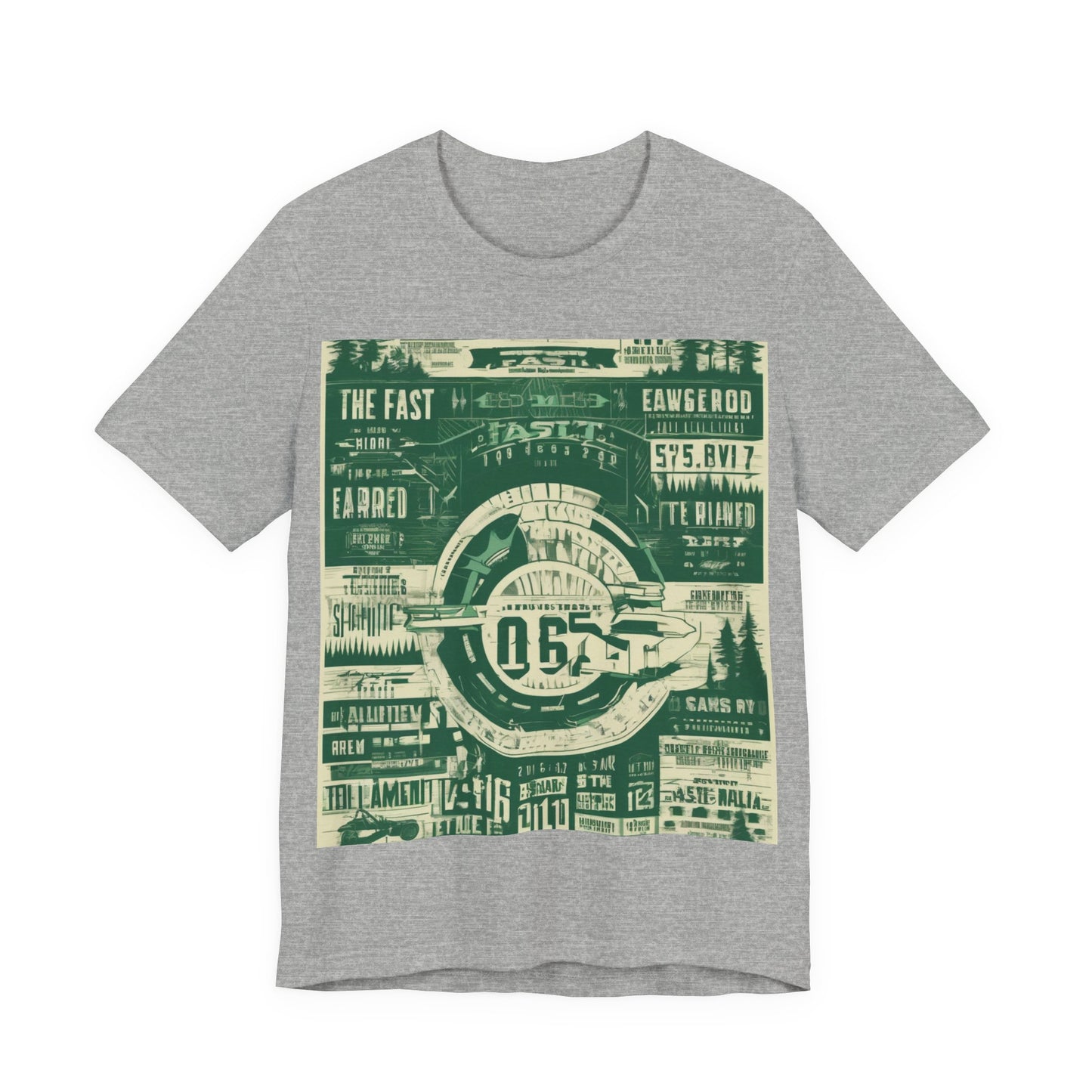 boostlete-mile-by-mile-type-fast-is-earned-big-blueprint-0041 — Unisex Jersey Short Sleeve (B+C 3001)