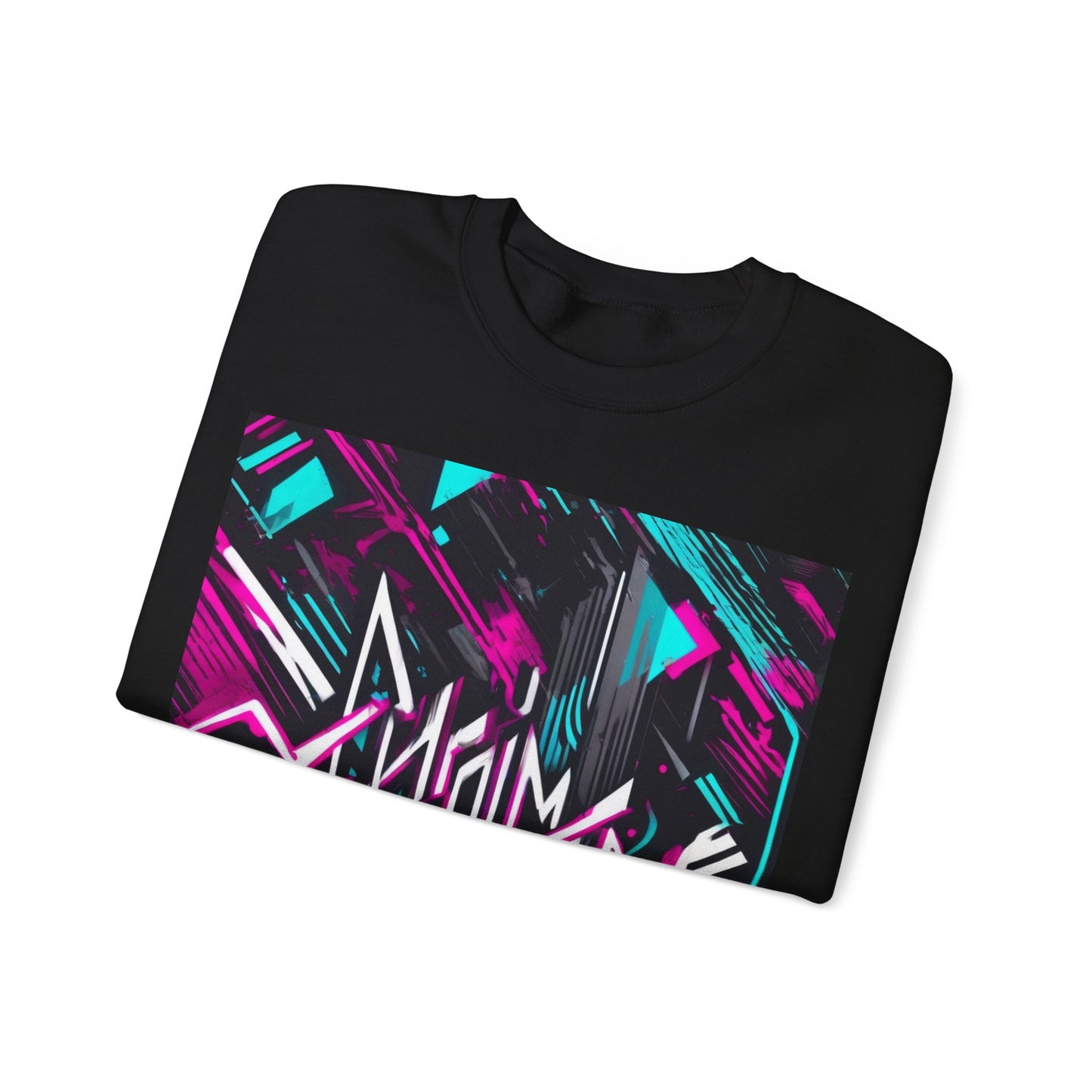 boostlete-recovery-progress-type-momentum-over-mood-diagonal-vector-0213 — Unisex Heavy Blend Crewneck Sweatshirt (Gildan)