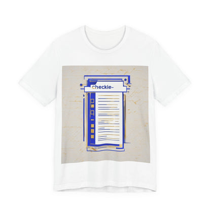 boostlete-am-crew-icon-checklist-glitch-badge-0018 — Unisex Jersey Short Sleeve (B+C 3001)