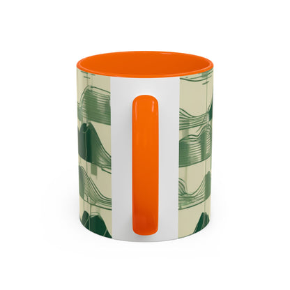 boostlete-mile-by-mile-pattern-audio-blueprint-0971 — Accent Mug 11/15oz