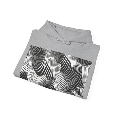 boostlete-field-day-pattern-topographic-isometric-0211 — Unisex Heavy Blend Hooded Sweatshirt (Gildan)