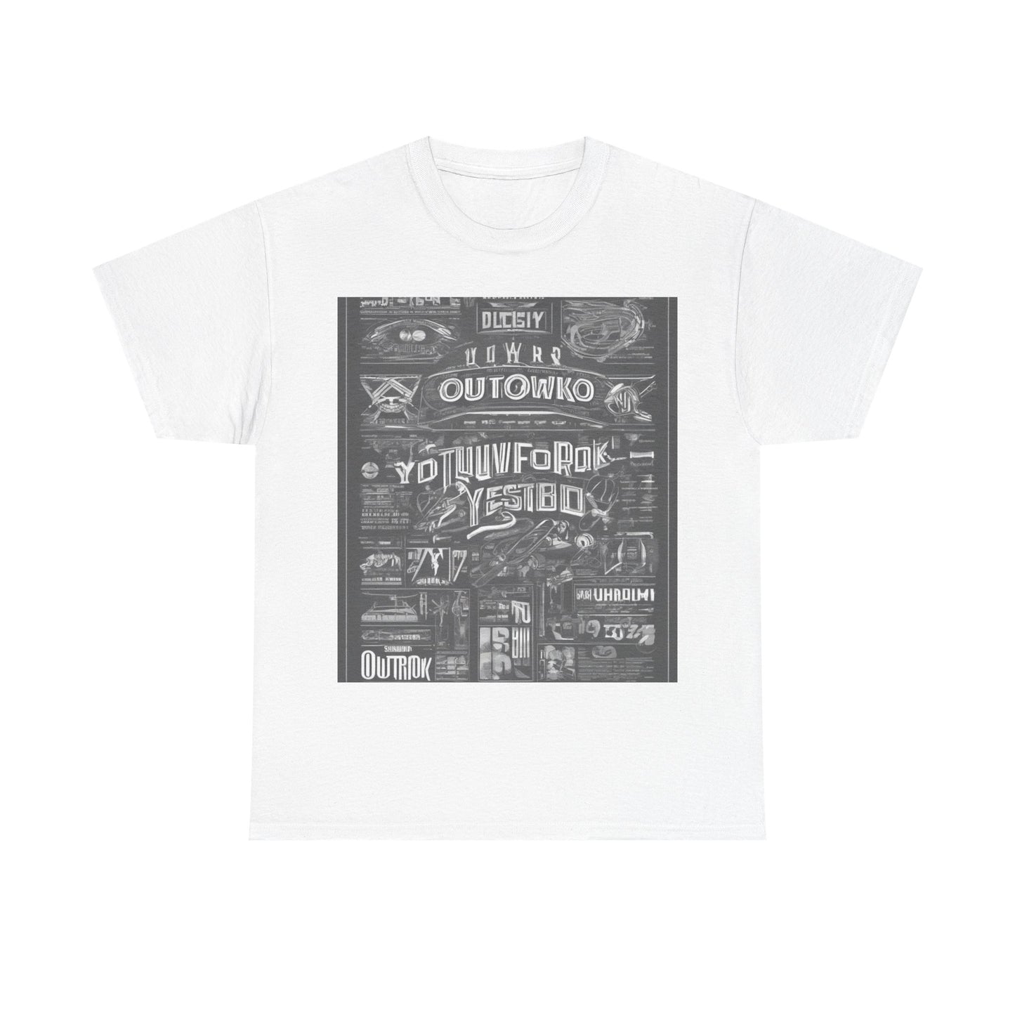 boostlete-field-day-type-outwork-yesterday-big-blueprint-0173 — Unisex Heavy Cotton Tee (Gildan 5000)