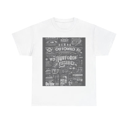 boostlete-field-day-type-outwork-yesterday-big-blueprint-0173 — Unisex Heavy Cotton Tee (Gildan 5000)