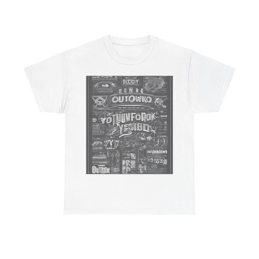 boostlete-field-day-type-outwork-yesterday-big-blueprint-0173 — Unisex Heavy Cotton Tee (Gildan 5000)