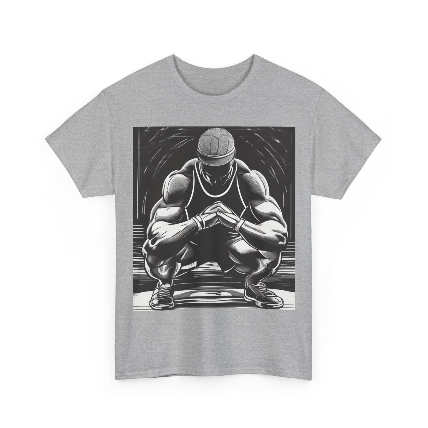 boostlete-pr-season-scene-athlete-outline-athletic-0144 — Unisex Heavy Cotton Tee (Gildan 5000)