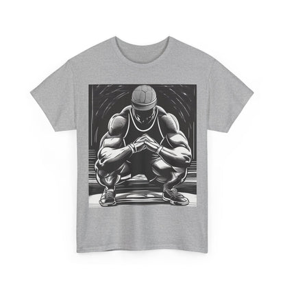 boostlete-pr-season-scene-athlete-outline-athletic-0144 — Unisex Heavy Cotton Tee (Gildan 5000)