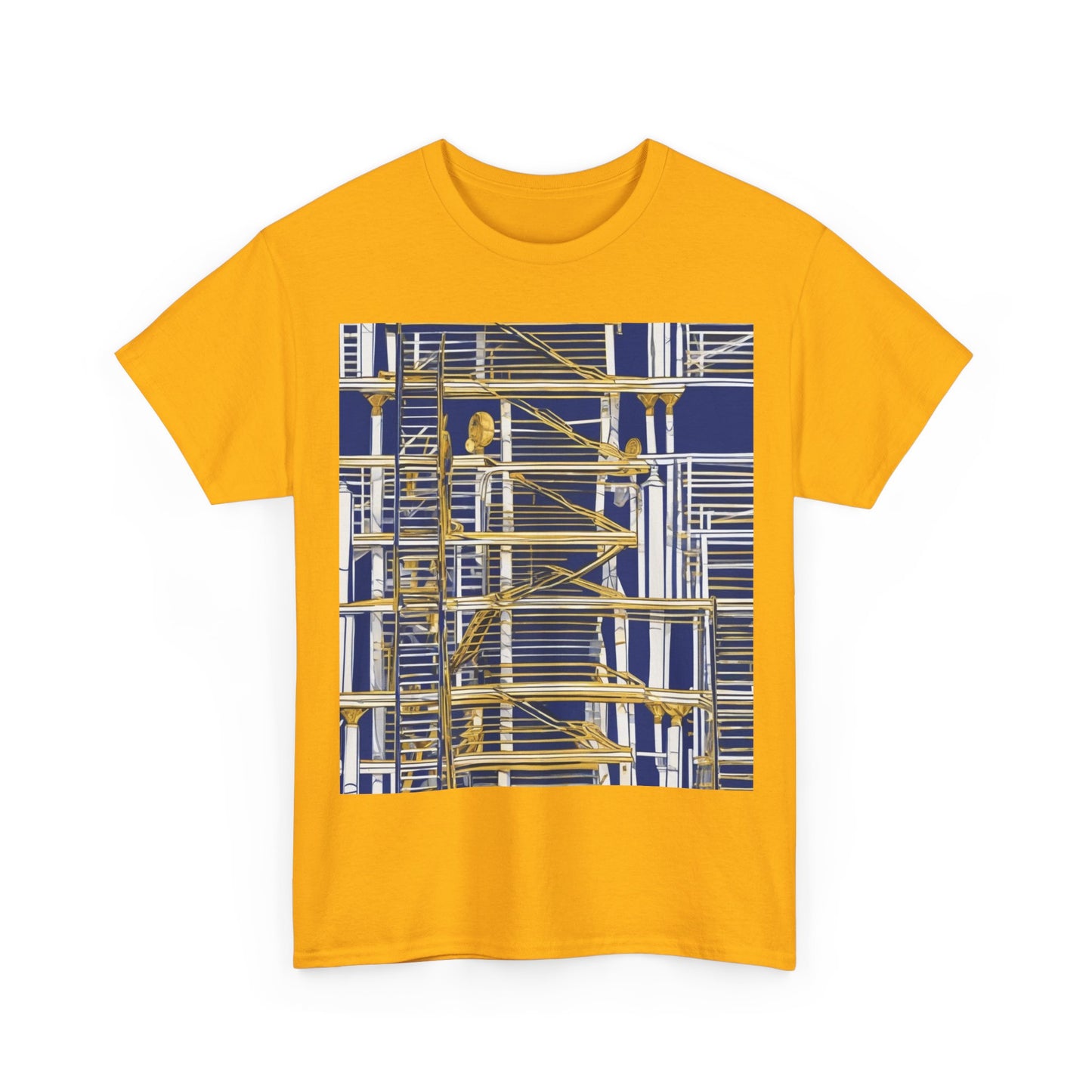 boostlete-rise-grind-icon-ladder-high-engraved-0238 — Unisex Heavy Cotton Tee (Gildan 5000)