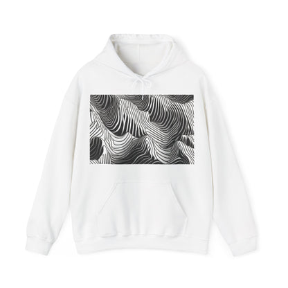 boostlete-field-day-pattern-topographic-isometric-0211 — Unisex Heavy Blend Hooded Sweatshirt (Gildan)