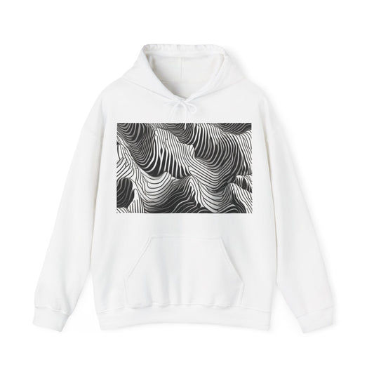 boostlete-field-day-pattern-topographic-isometric-0211 — Unisex Heavy Blend Hooded Sweatshirt (Gildan)