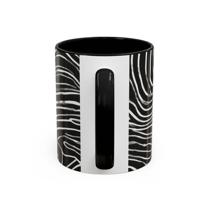 boostlete-field-day-pattern-topographic-badge-0307 — Accent Mug 11oz/15oz