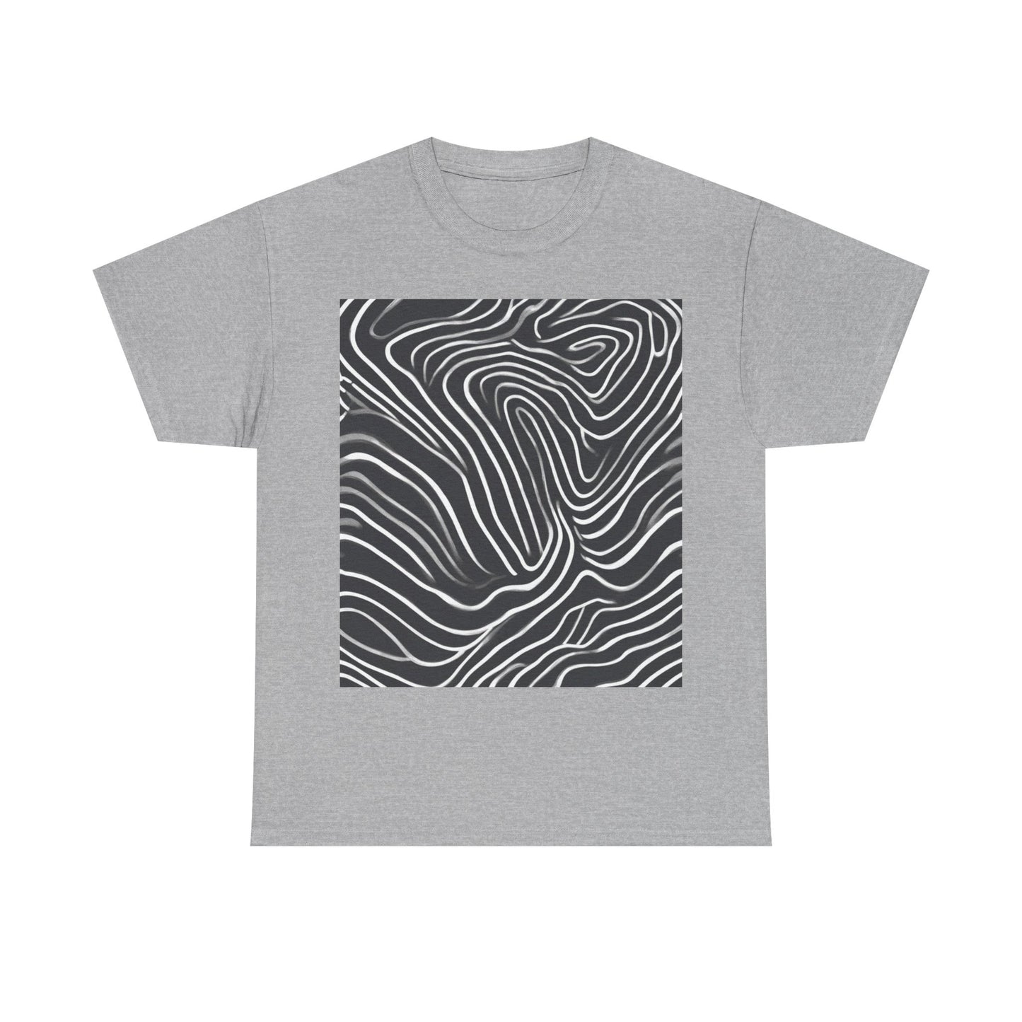 boostlete-recovery-progress-pattern-topographic-bold-0295 — Unisex Heavy Cotton Tee (Gildan 5000)