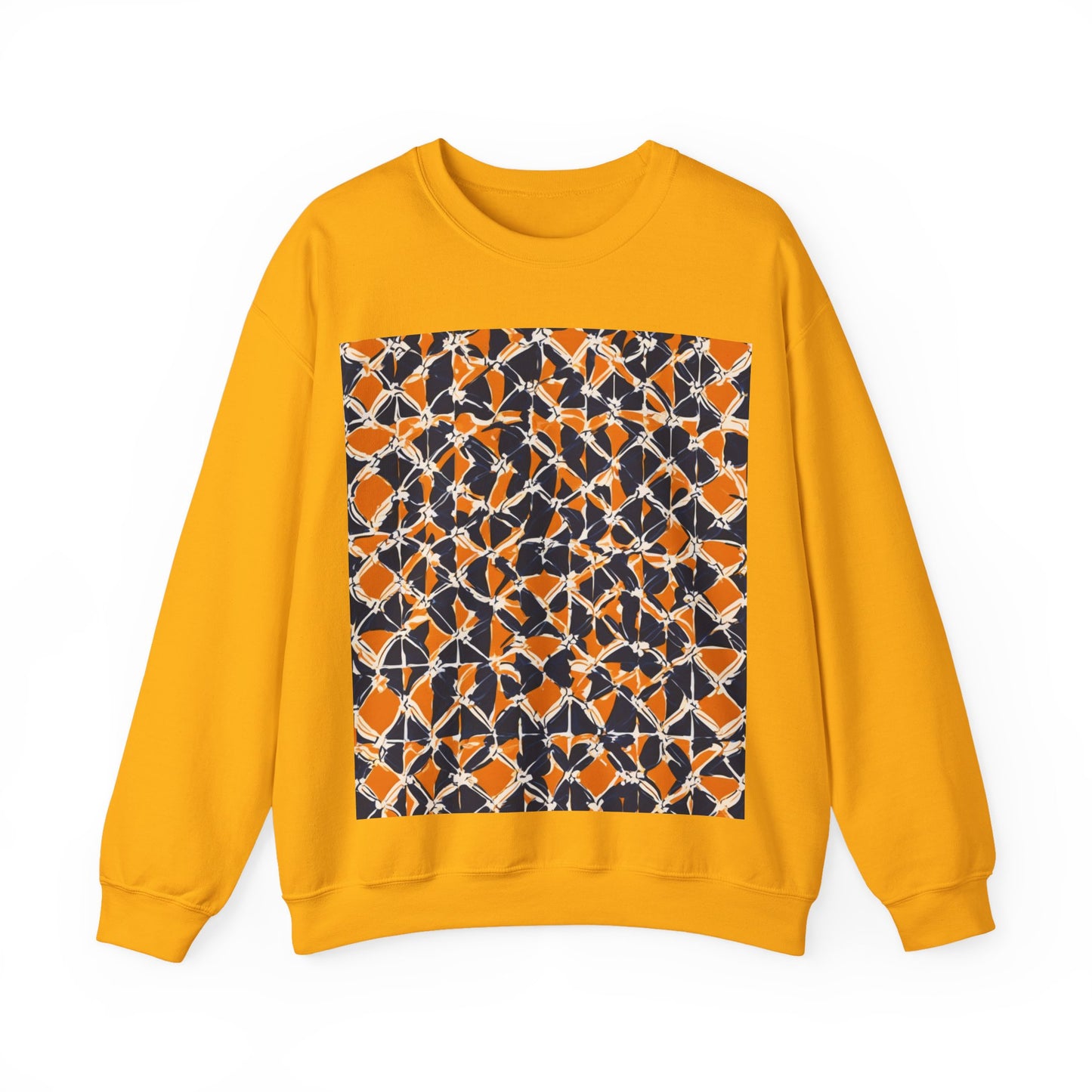 boostlete-headspace-pattern-plate-number-badge-0387 — Unisex Heavy Blend Crewneck (G18000)