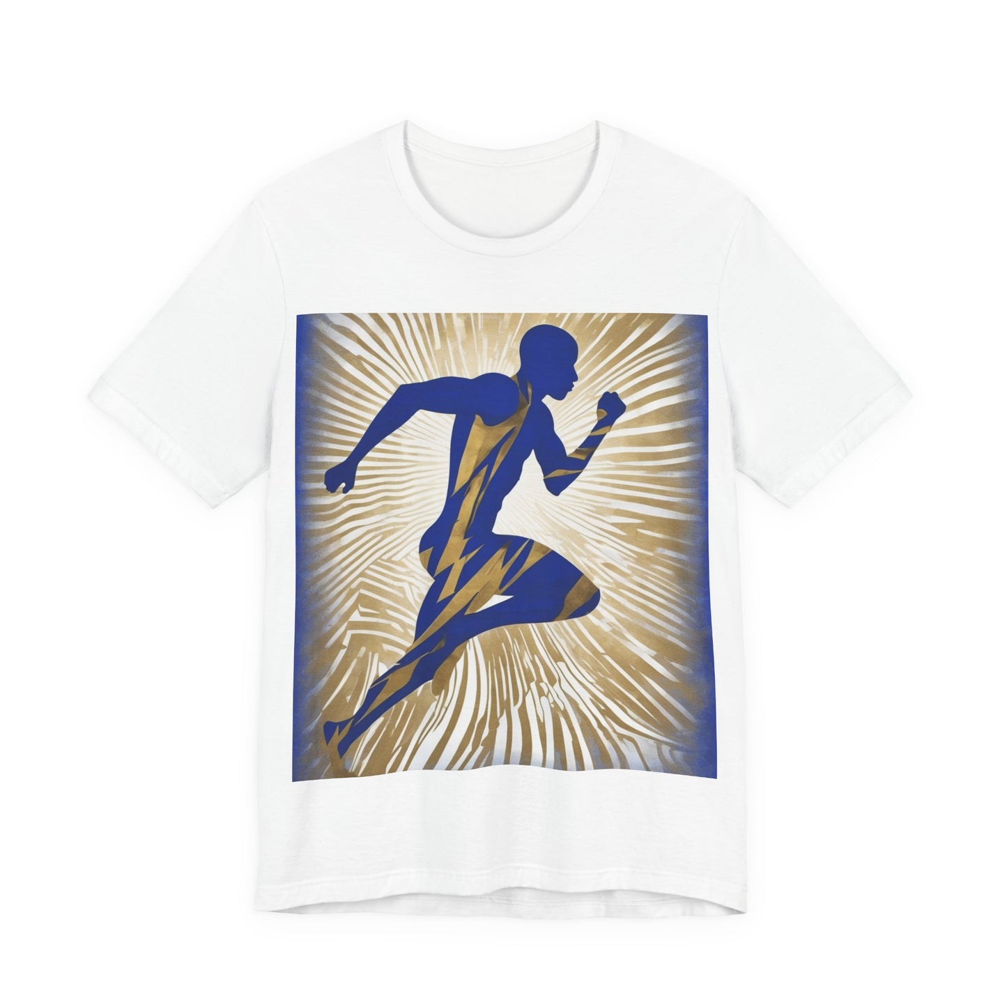 boostlete-field-day-scene-sprinter-motion-paper-0496 — Unisex Jersey Short Sleeve (B+C 3001)