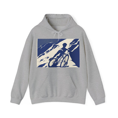 boostlete-am-crew-scene-cyclist-offset-bold-0008 — Unisex Heavy Blend Hooded Sweatshirt (Gildan)